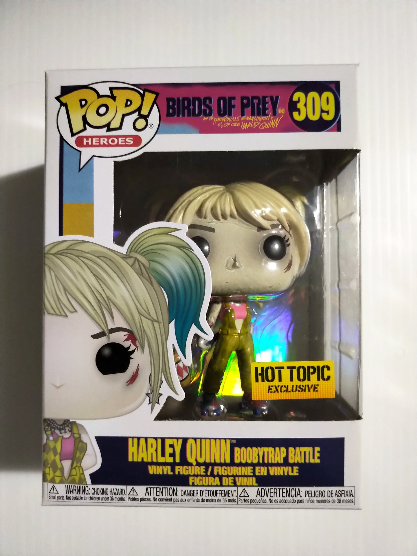 Harley Quinn Boobytrap Battle Funko Pop #309 Hot Topic Exclusive Birds of Prey DC
