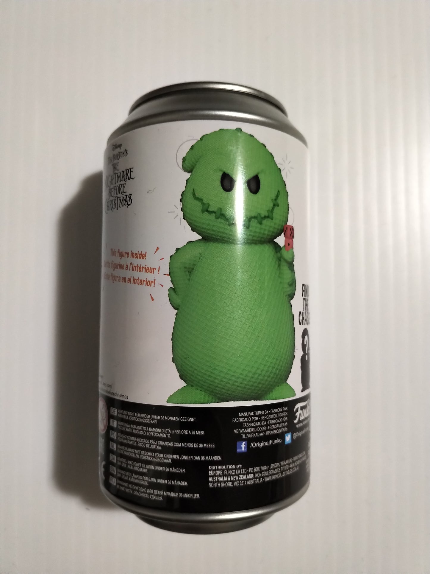 Oogie Boogie Sealed Can Funko Soda Figure