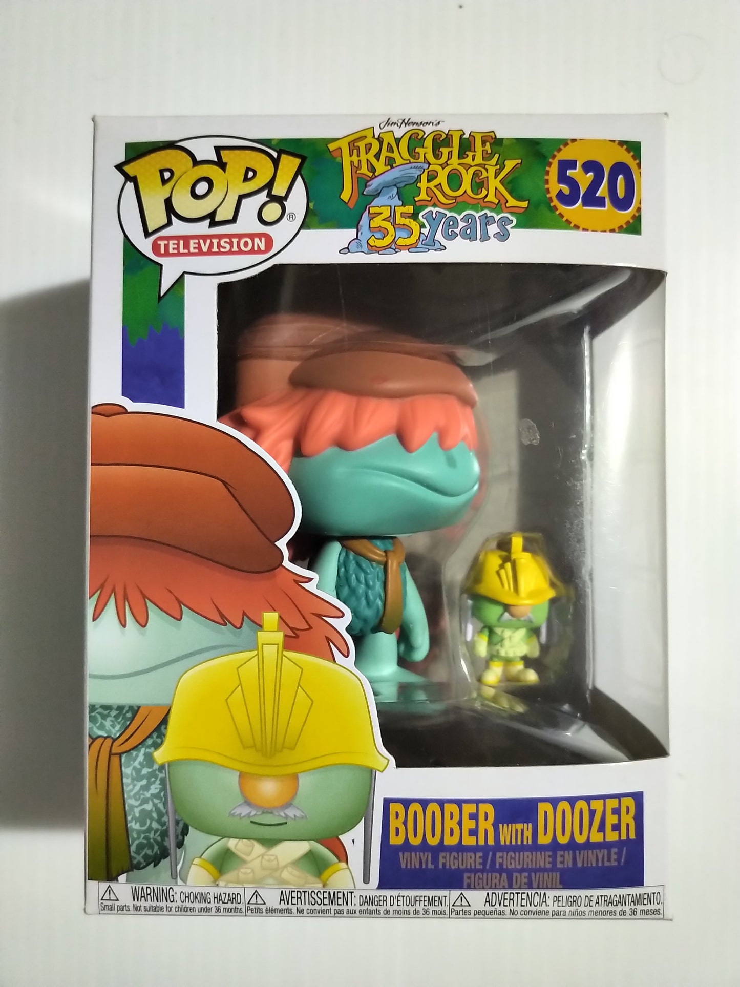 Boober With Doozer Funko Pop #520 Jim Henson's Fraggle Rock 35 Years