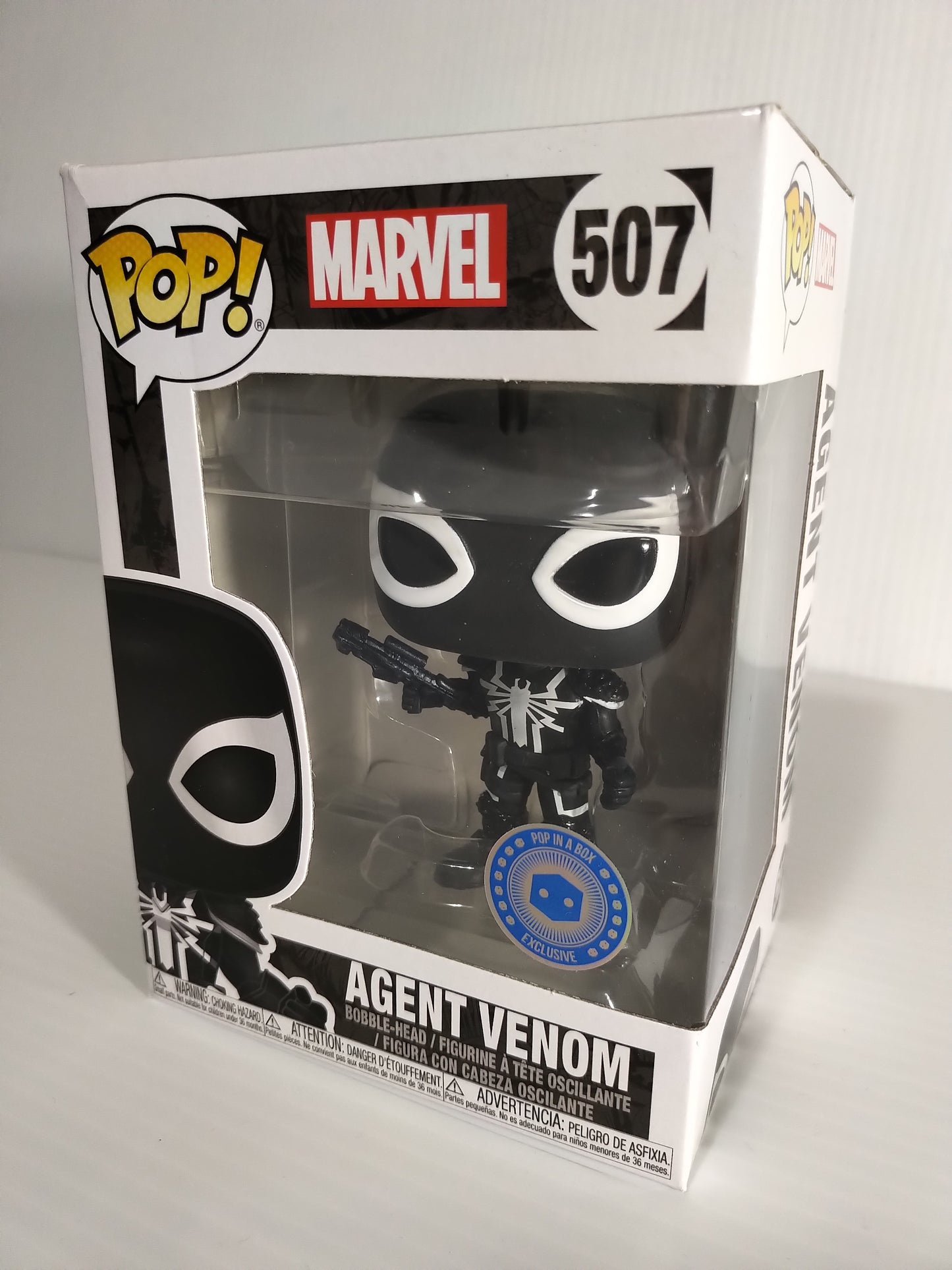 Agent Venom Funko Pop #507 Pop In a Box Exclusive Marvel
