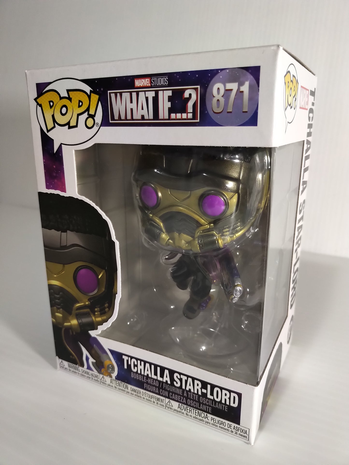 T'Challa Star-Lord Funko Pop #871 What If...? Marvel