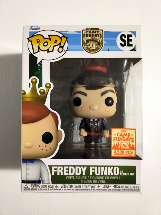 Freddy Funko As Number 5 (Umbrella Academy) Funko Pop #SE Camp Fundays 4500 Pieces