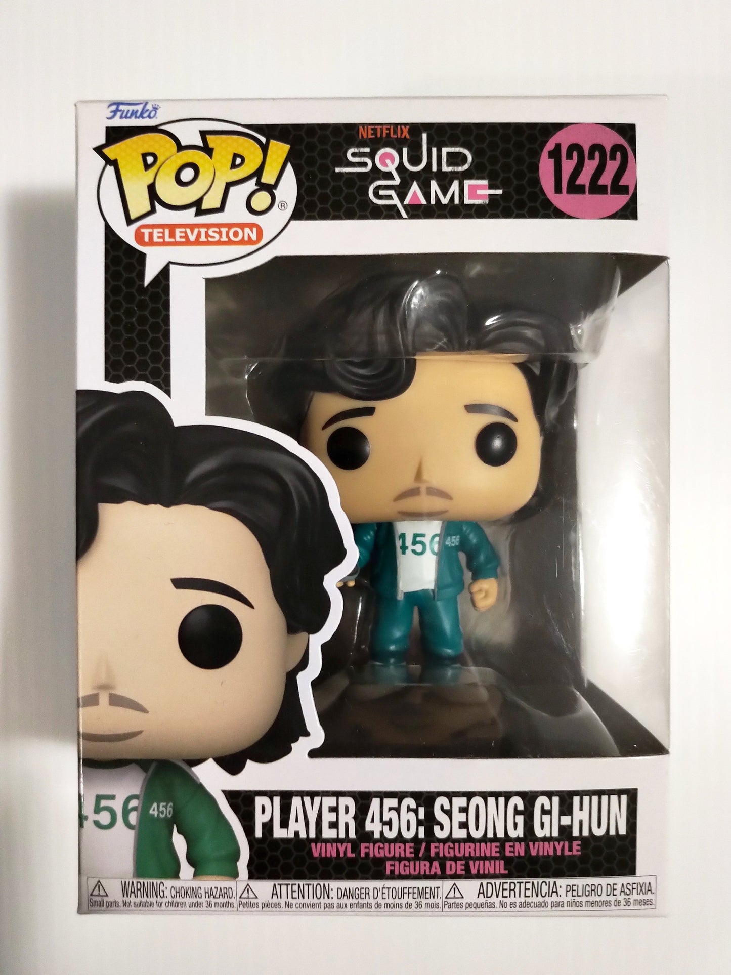 Player 456: Seong Gi-Hun Funko Pop #1222 Squid Game Netflix