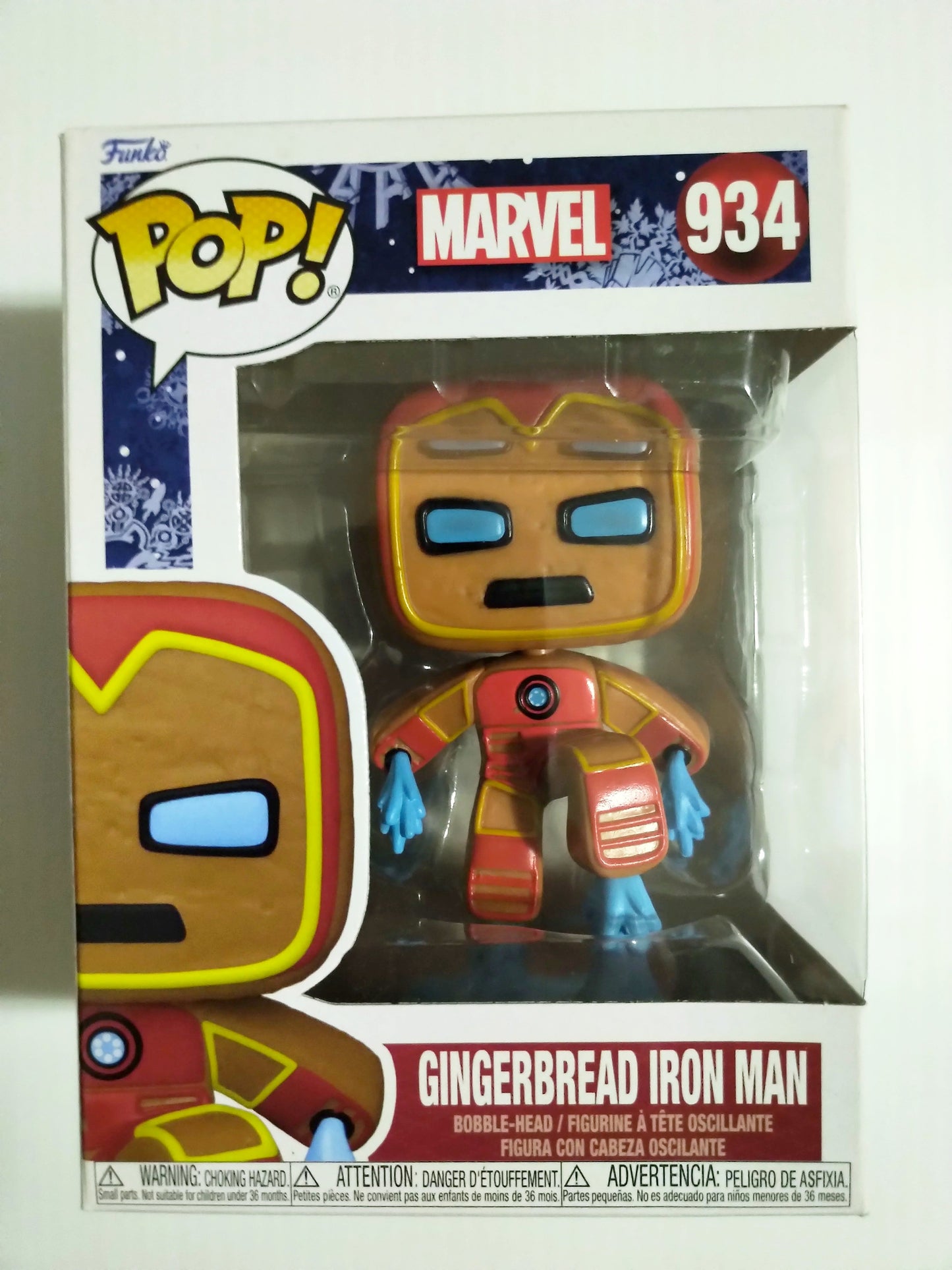 Gingerbread (Christmas) Iron Man Funko Pop #934 Marvel