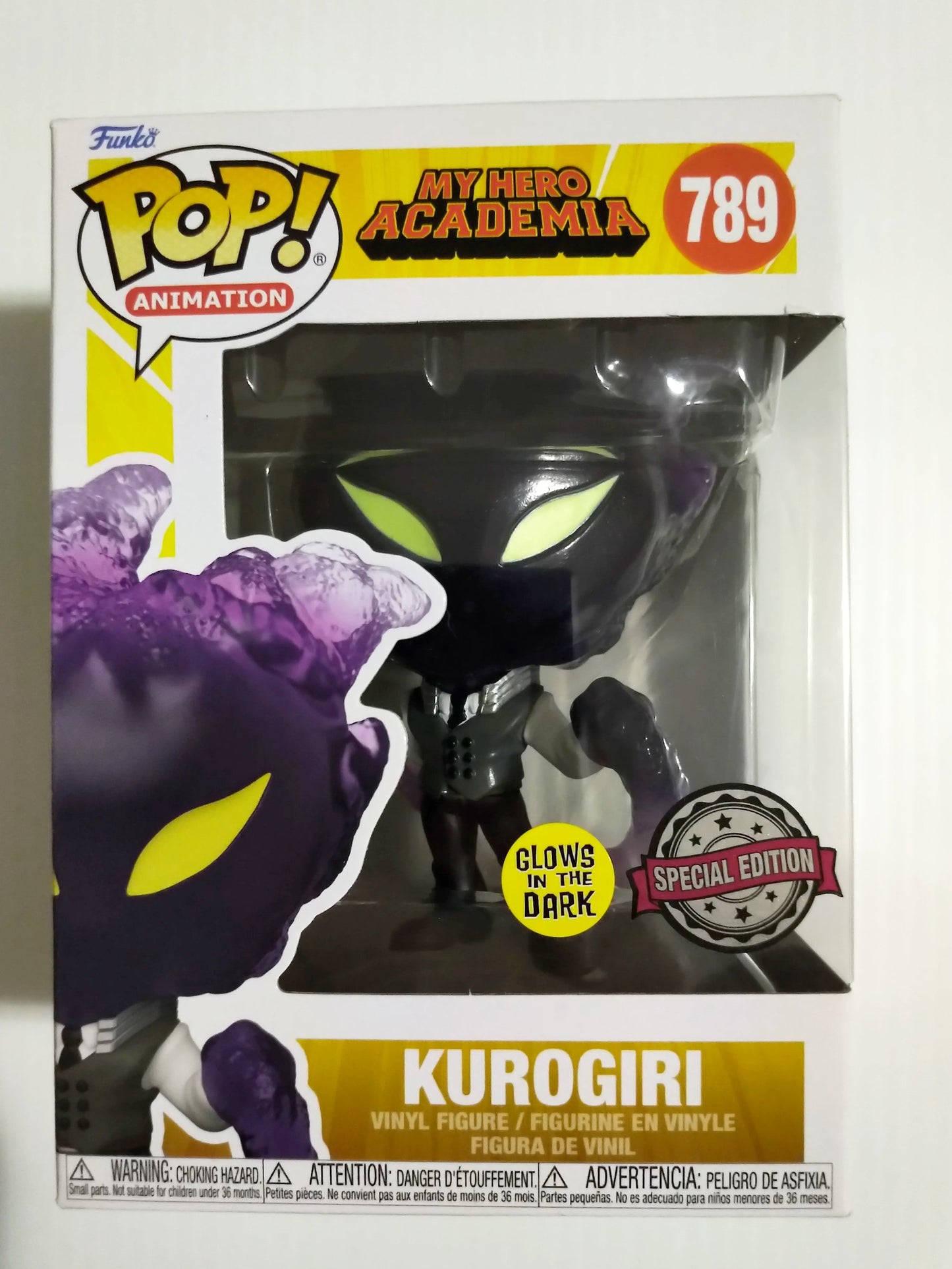 Kurogiri Funko Pop #789 Glow In the Dark Special Edition My Hero Academia