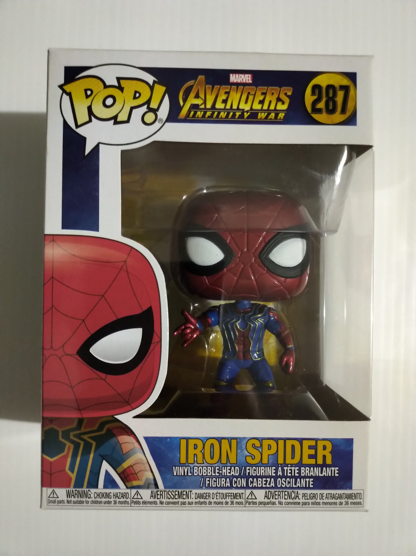 Iron Spider Funko Pop #287 Avengers Infinity War Marvel