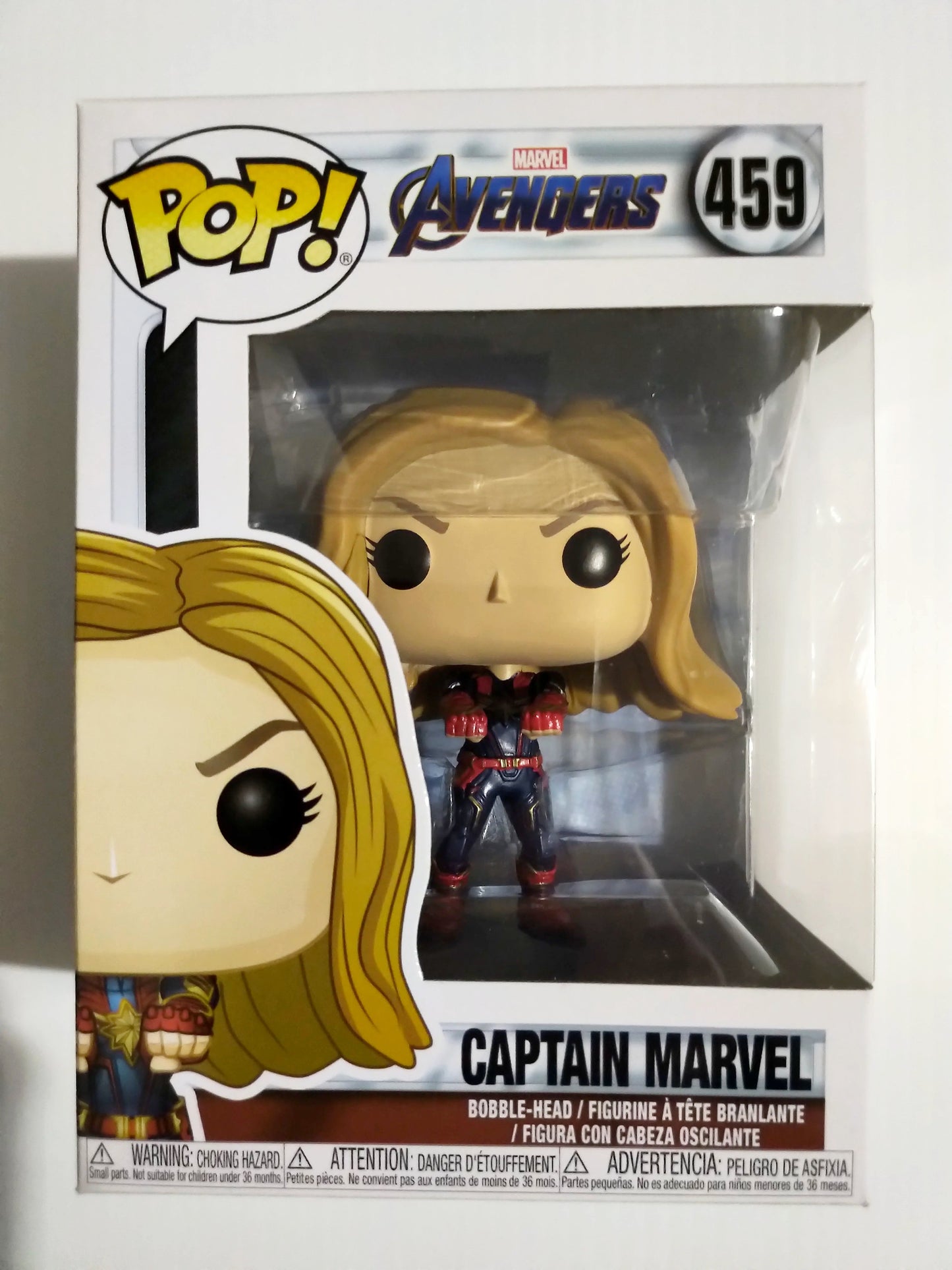 Captain Marvel Funko Pop #459 Avengers Marvel