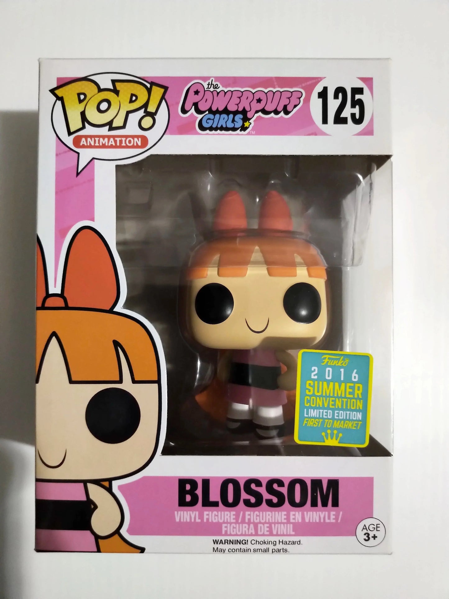 Blossom Funko Pop #125 2016 Summer Convention Limited Edition The Powerpuff Girls