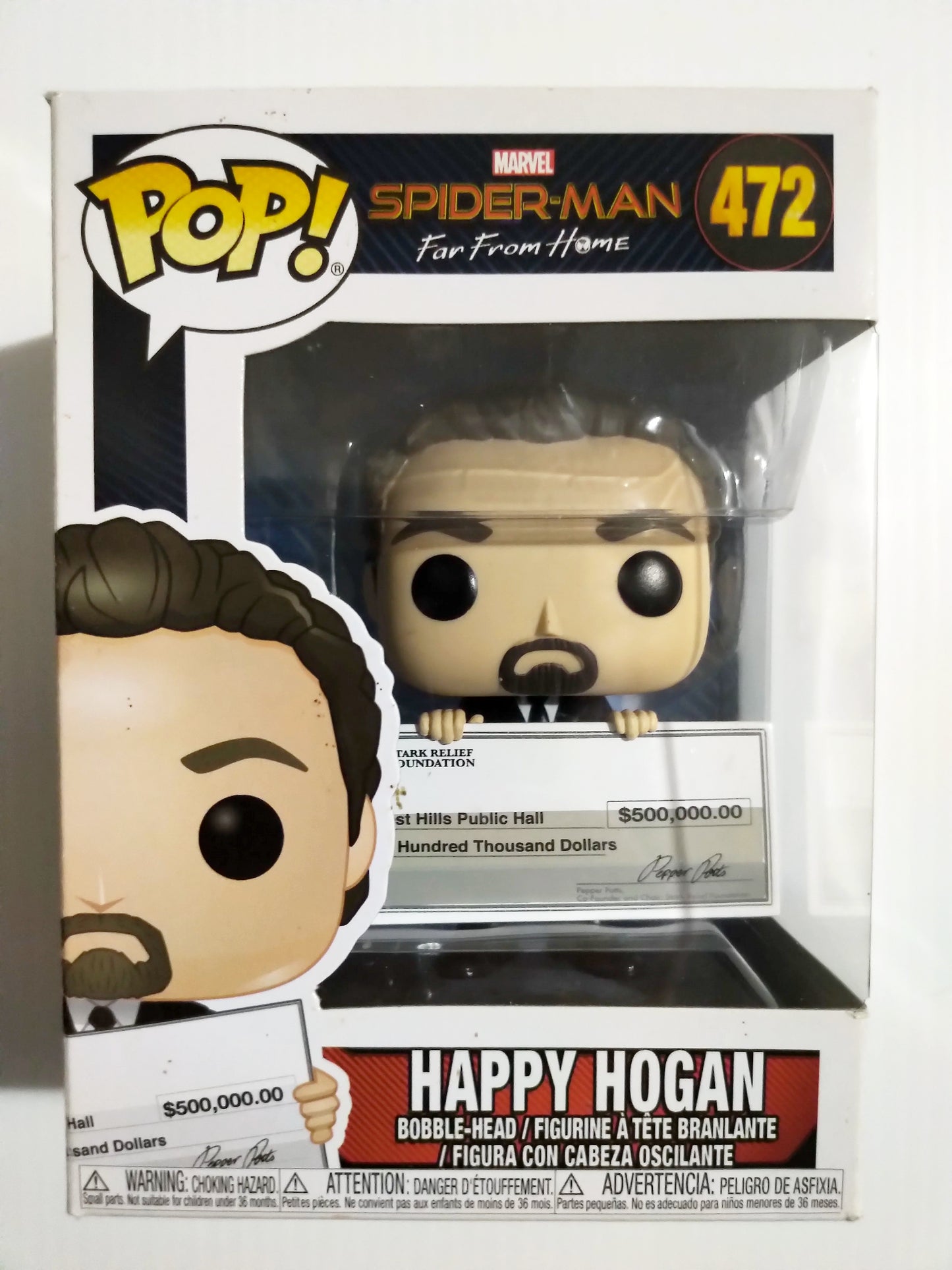 Happy Hogan Funko Pop #472 Spider-Man Far From Home Marvel