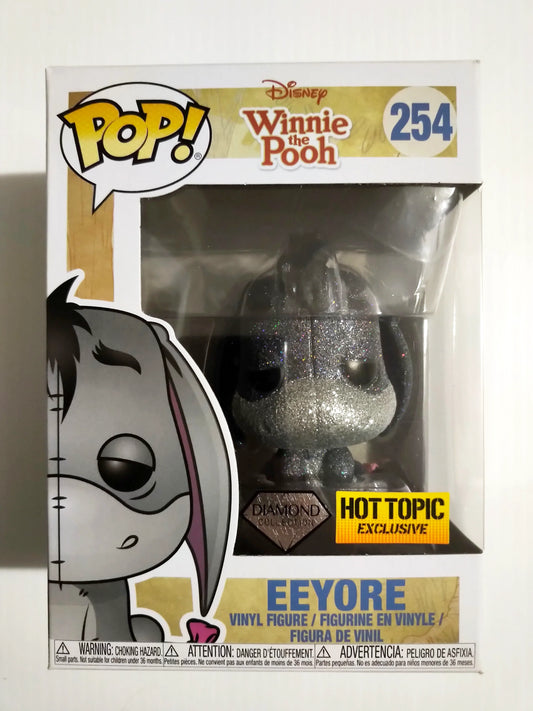 Eeyore Funko Pop #254 Hot Topic Exclusive Diamond Collection (Glitter) Winnie the Pooh Disney