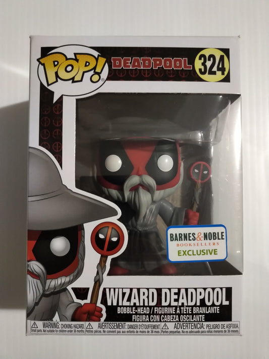 Wizard Deadpool Funko Pop #324 Barnes & Noble Booksellers Exclusive Deadpool