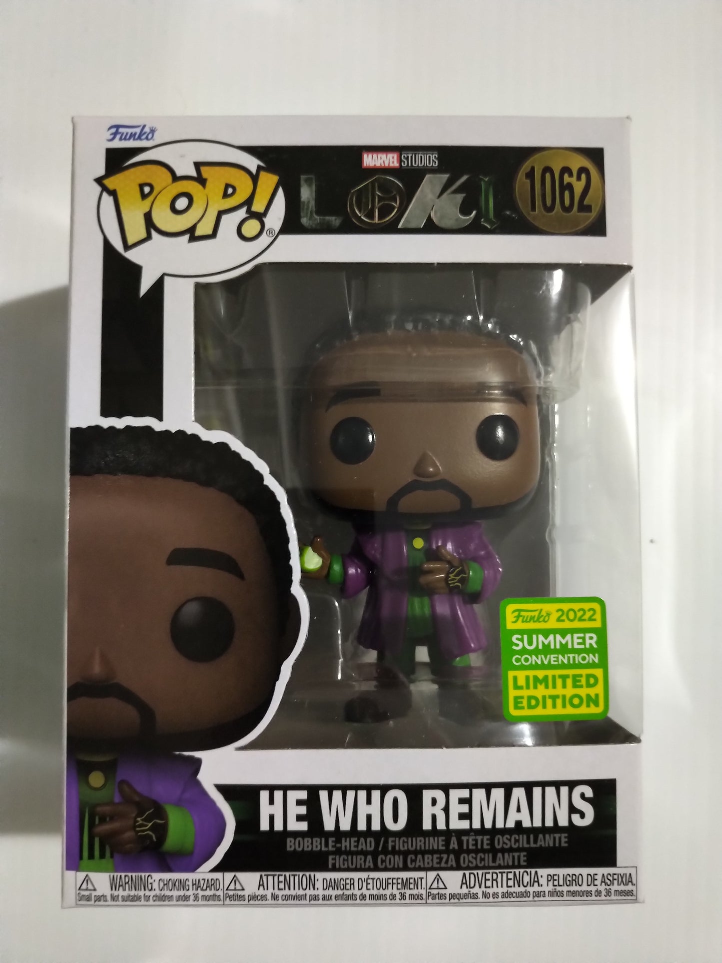He Who Remains Funko Pop #1062 2022 Summer Convention Loki Marvel