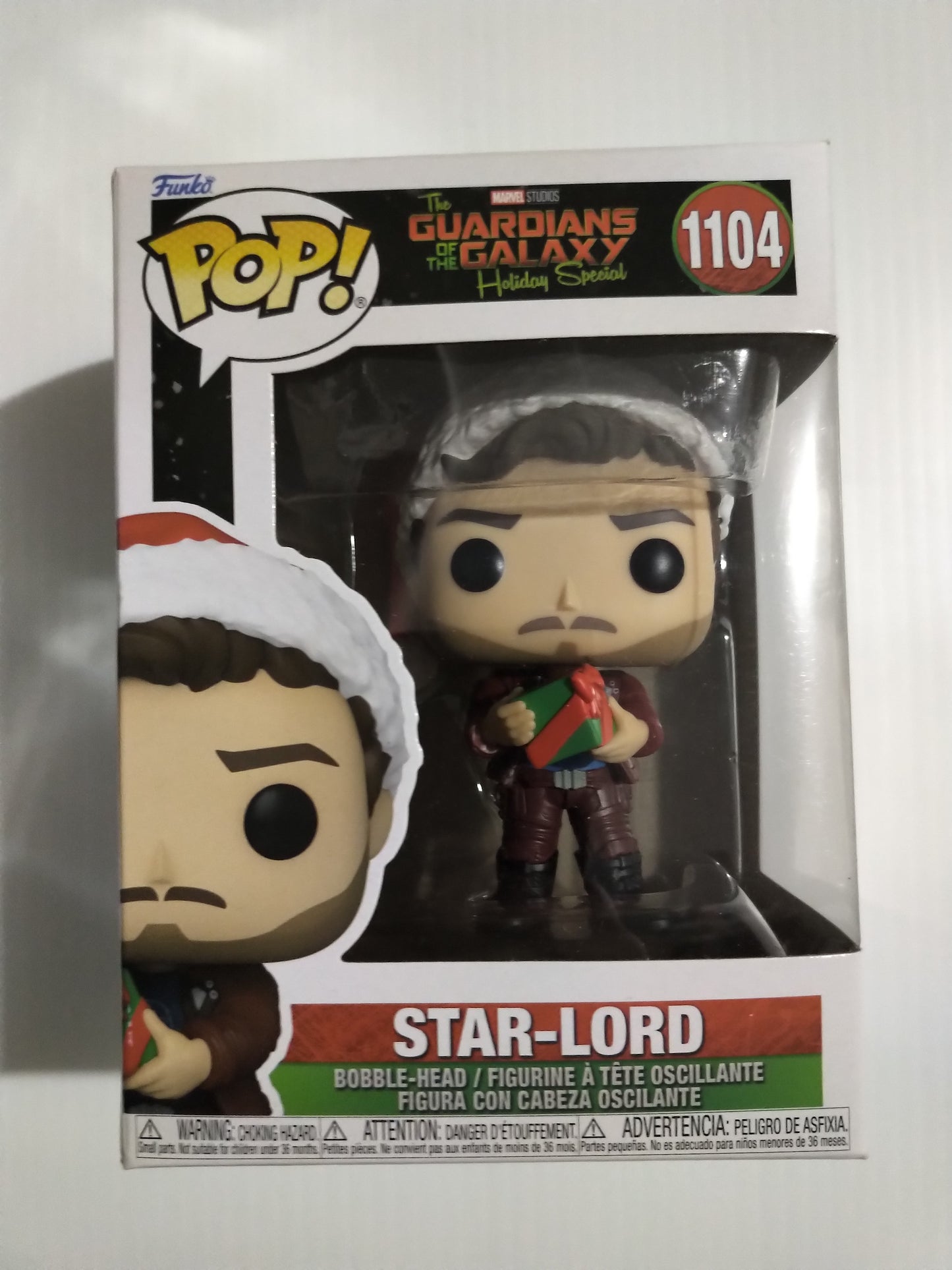Star-Lord Funko Pop #1104 Christmas The Guardians of the Galaxy Holiday Special Marvel
