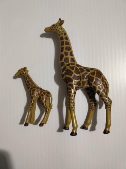 Playmobil Giraffes One Full Size and One Calf Set of 2