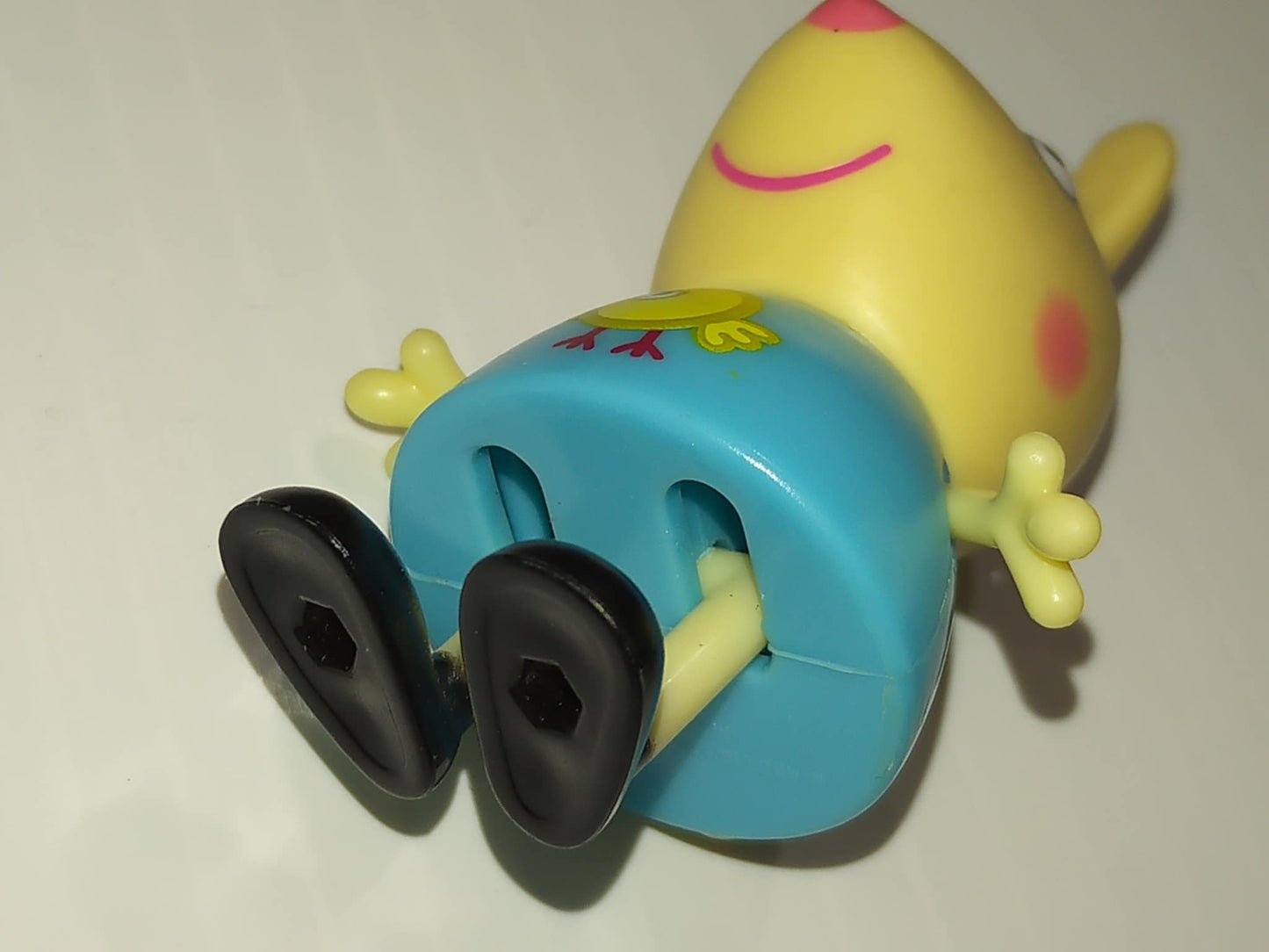 Rebecca Rabbit Blue Dress Baby Chick Peppa Pig 2003 Jazwares 2.75" Figure Replacement Toy