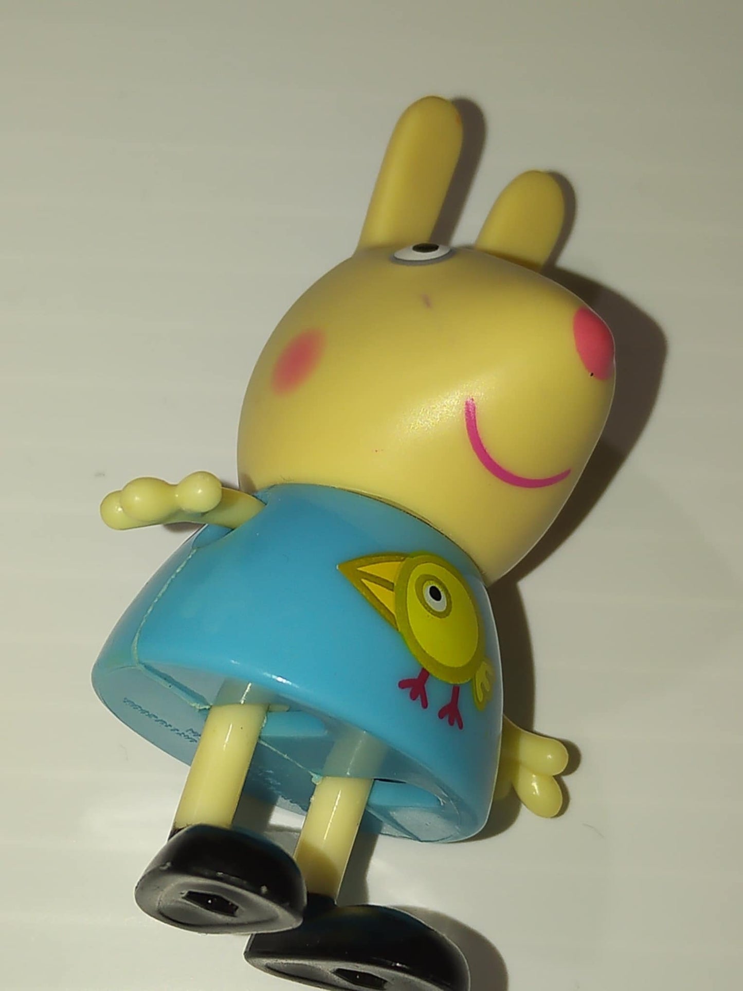 Rebecca Rabbit Blue Dress Baby Chick Peppa Pig 2003 Jazwares 2.75" Figure Replacement Toy