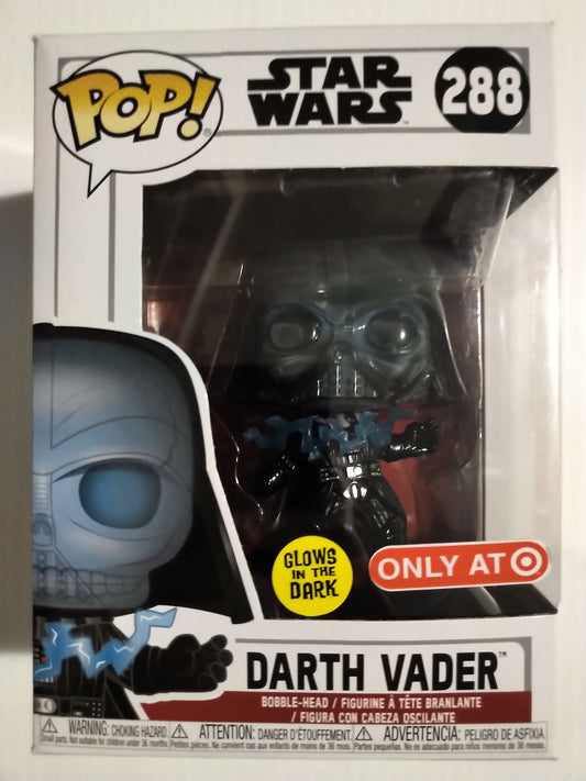 Darth Vader (Electrocuted) Funko Pop #288 Glow In the Dark Target Exclusive Star Wars