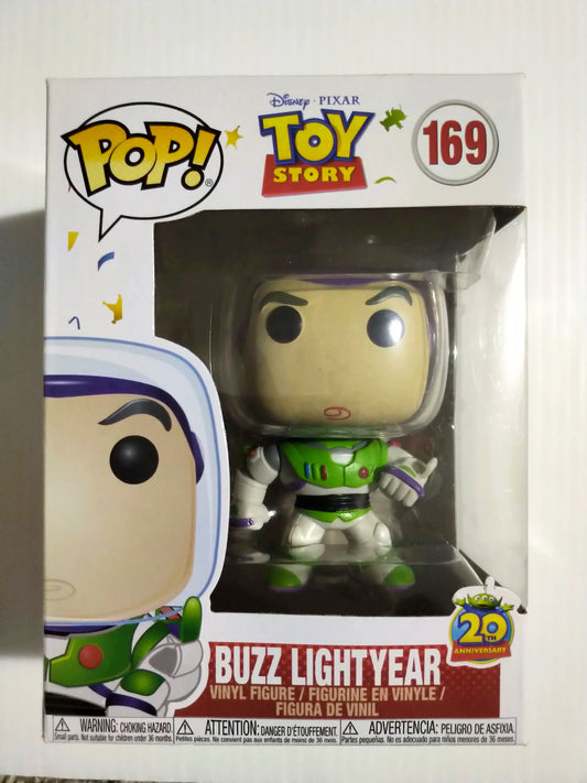 Buzz Lightyear Funko Pop #169 20th Anniversary Toy Story Disney Pixar