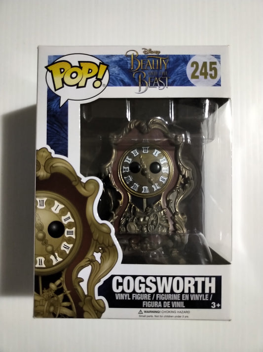 Cogsworth (Live Action) Funko Pop #245 Beauty and the Beast Disney