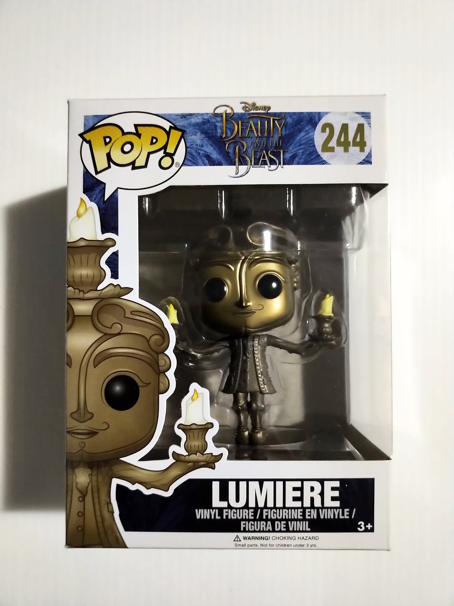 Lumiere (Live Action) Funko Pop #244 Beauty and the Beast Disney