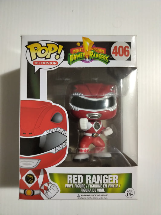 Red Ranger (Action Pose) Funko Pop #406 Mighty Morphin Power Rangers