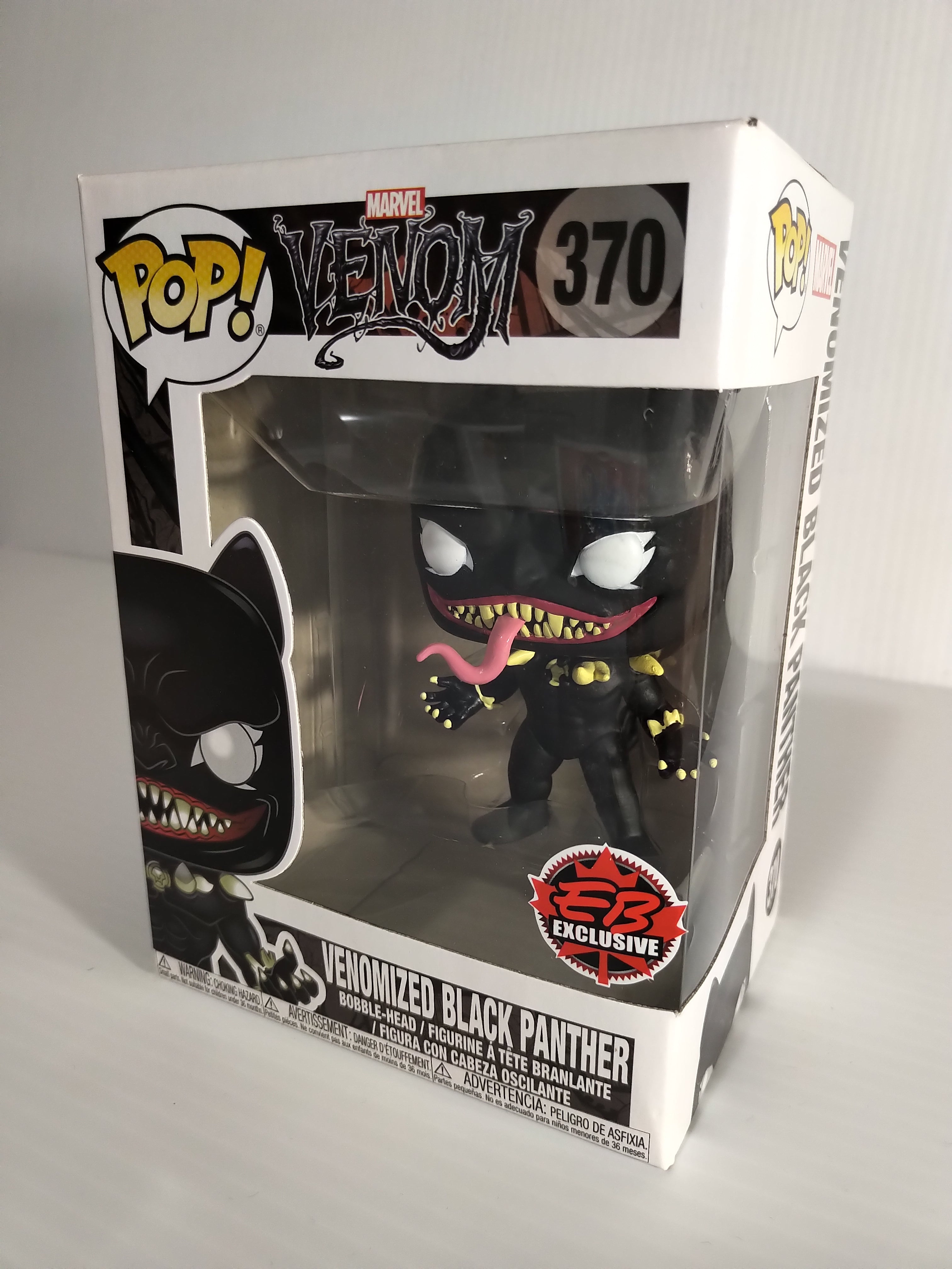 Black panther store venom funko pop