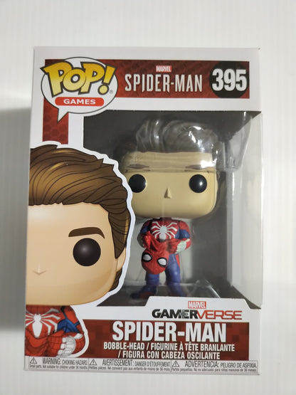 Spider-Man (Unmasked) Funko Pop #395 GamerVerse Marvel