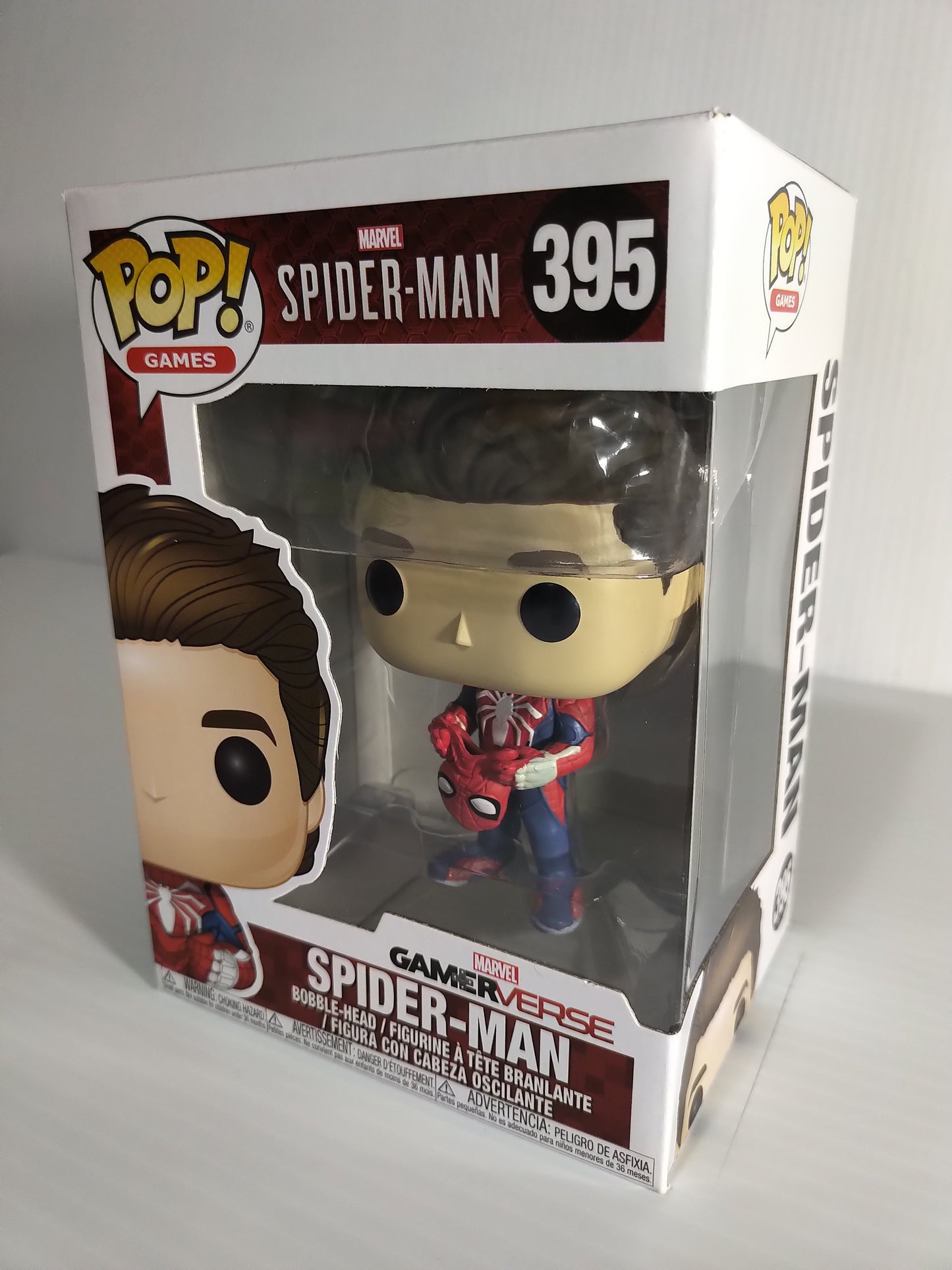 Spider-Man (Unmasked) Funko Pop #395 GamerVerse Marvel