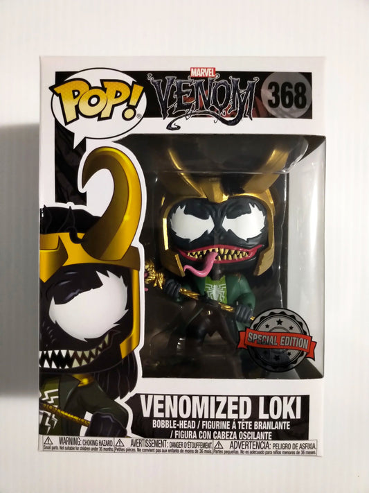 Venomized Loki Funko Pop #368 Special Edition Venom Marvel