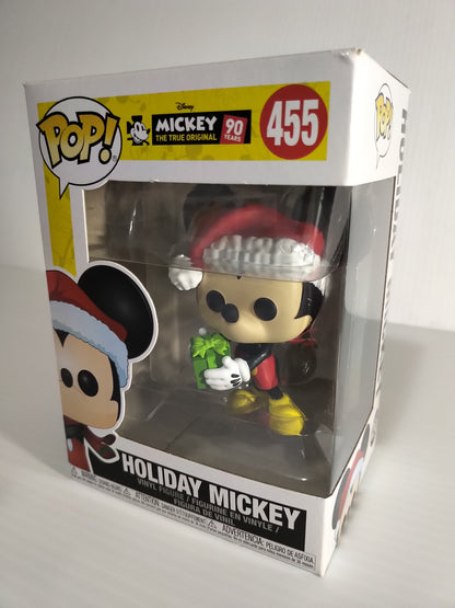 Holiday Mickey Funko Pop #455 The True Original 90 years Disney