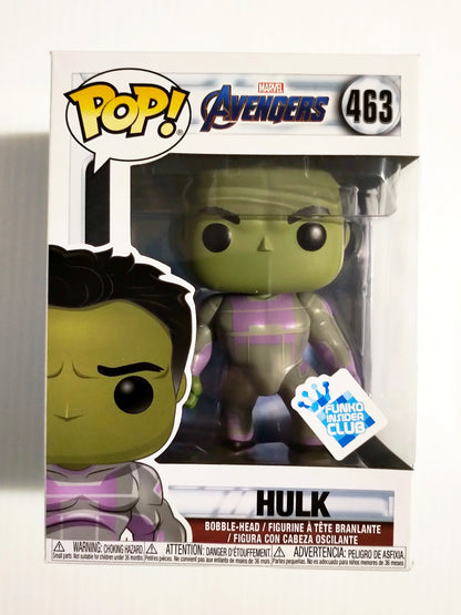 Hulk Funko Pop #463 Funko Insider Club Avengers Marvel