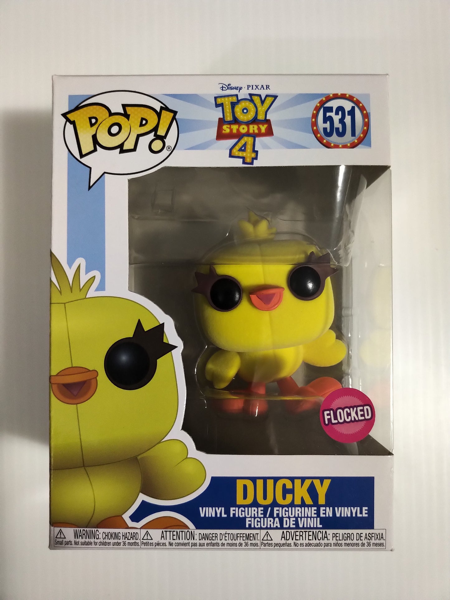 Ducky Funko Pop #531 Flocked Toy Story 4 Disney Pixar