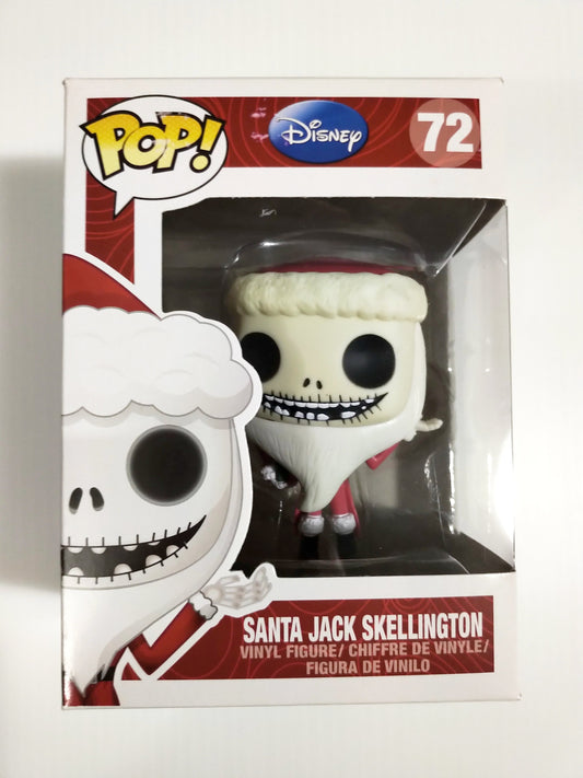 Santa Jack Skellington Funko Pop #72 Nightmare Before Christmas Disney