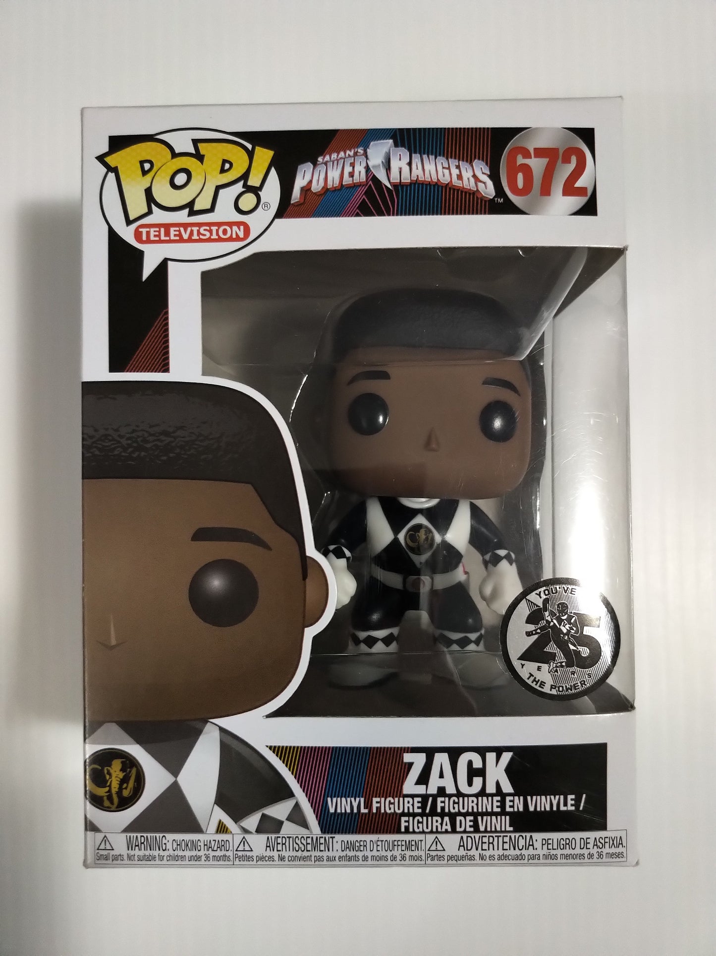 Zack Funko Pop #672 25 Years Saban's Power Rangers