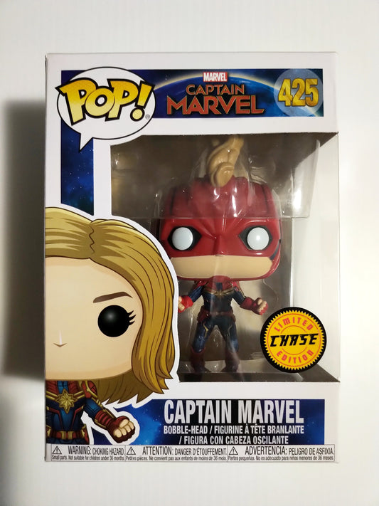 Captain Marvel Masked Funko Pop #425 Chase Limited Marvel