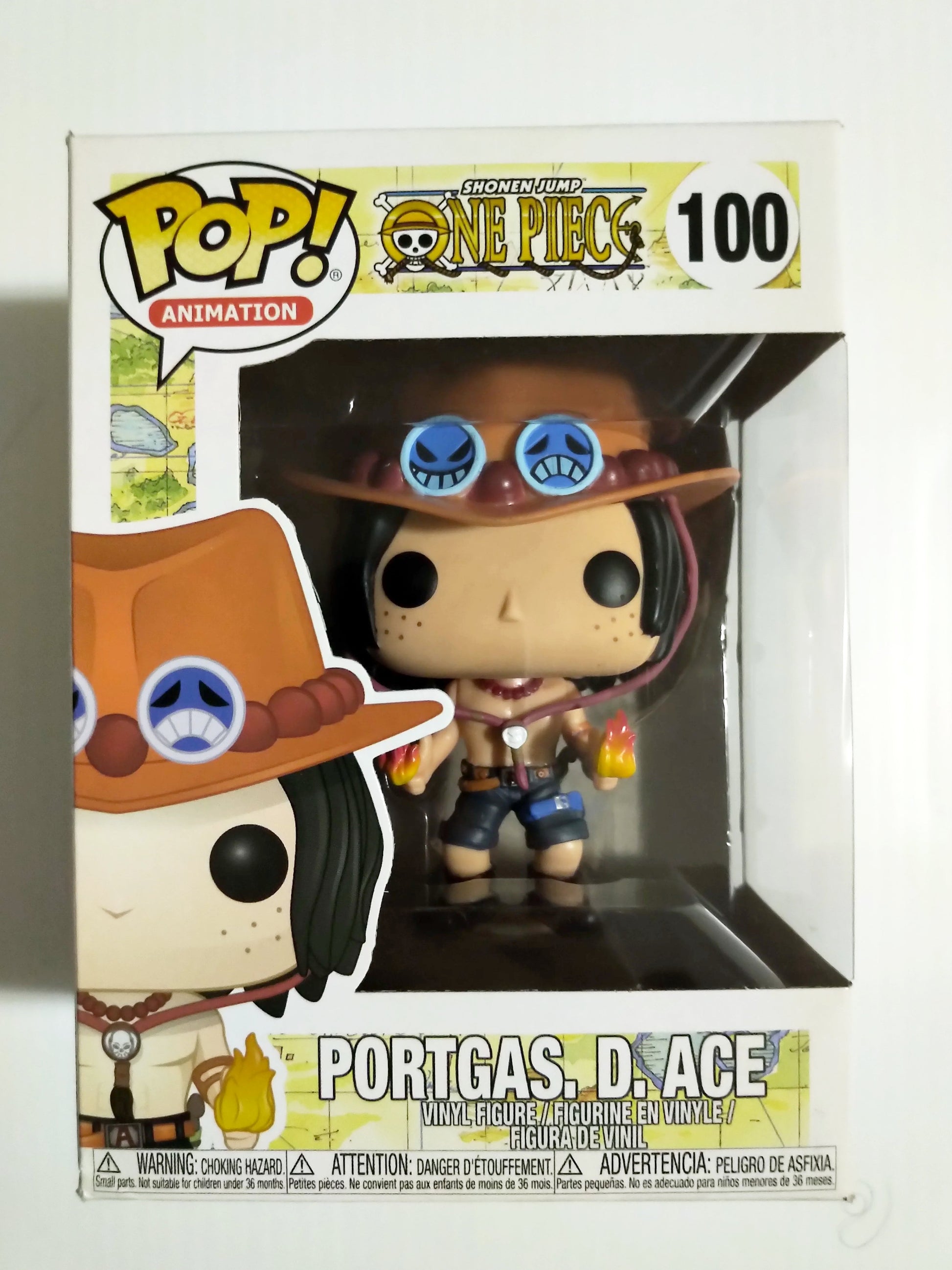 Figurine POP! Portgas D. Ace (100) par Funko - One Piece