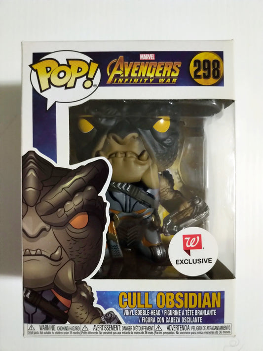 Cull Obsidian Funko Pop #298 Walgreen's Exclusive Avengers Infinity War Marvel