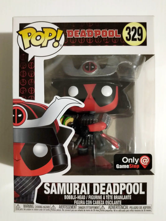 Samurai Deadpool Funko Pop #329 GameStop Exclusive Marvel