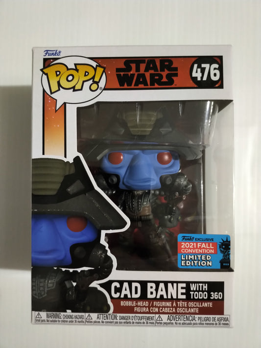 Cad Bane With Todo 360 Funko Pop #476 2021 Fall Convention Limited Edition Star Wars