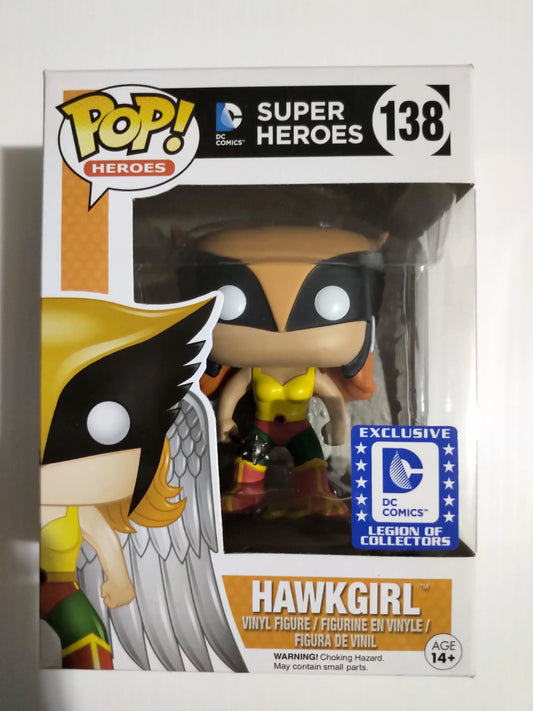 Hawkgirl Funko Pop #138 DC Comics Legion of Collectors Exclusive DC Super Heroes