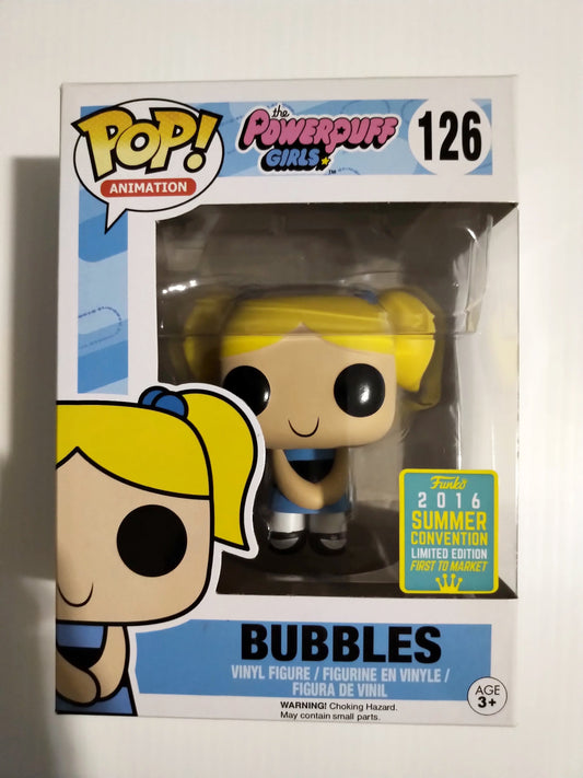 Bubbles Funko Pop #126 2016 Summer Convention Limited Edition The Powerpuff Girls