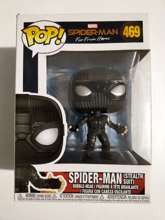 Spider-Man (Stealth Suit) Funko Pop #469 Spider-Man Far From Home Marvel