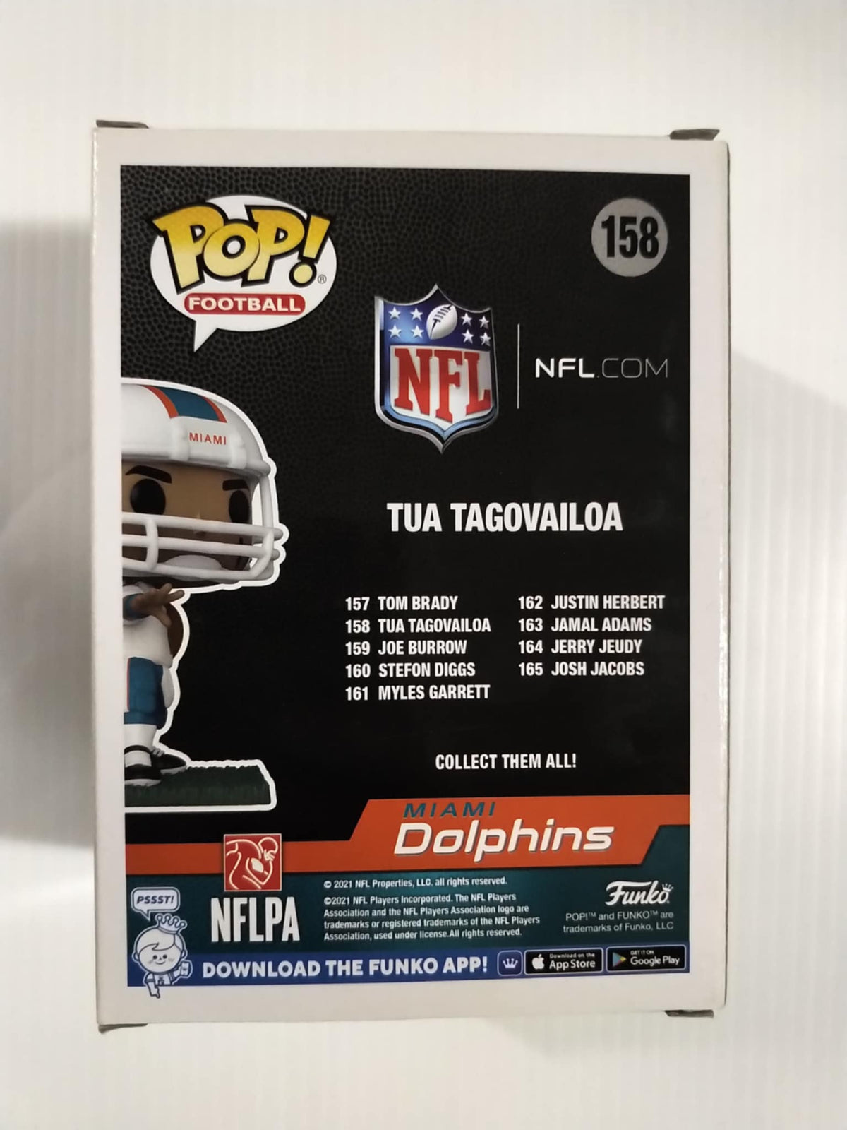 Tua Tagovailoa Funko Pop #158 Miami Dolphins Football