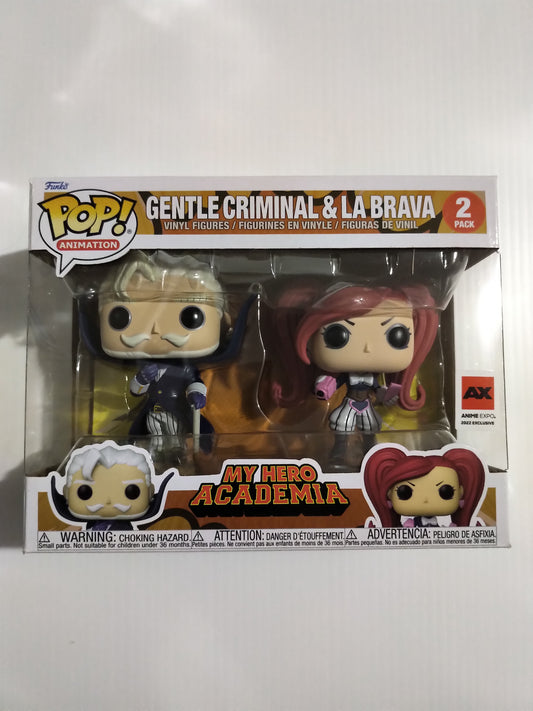 Gentle Criminal & La Brava Funko Pop 2-Pack My Hero Academia