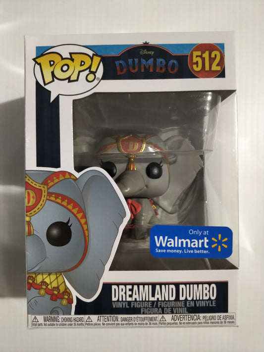Dreamland Dumbo Funko Pop #512 Walmart Exclusive Disney Dumbo