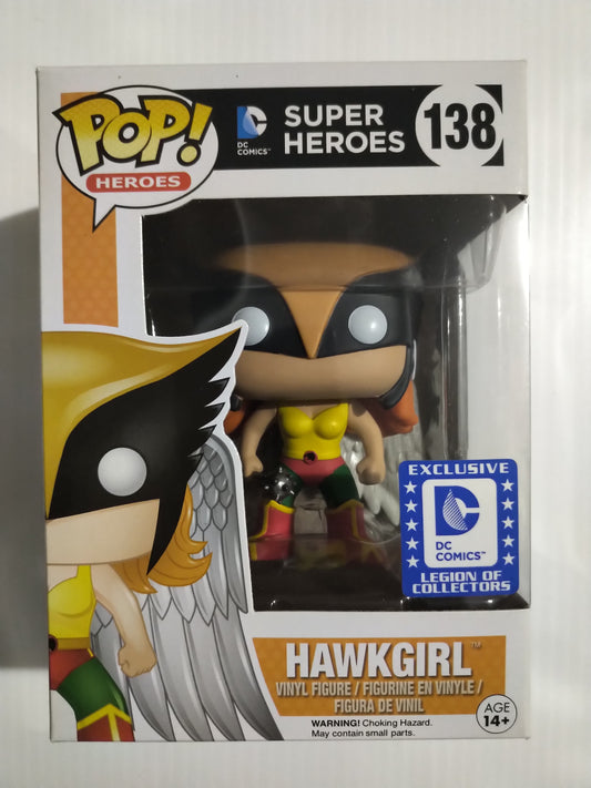 Hawkgirl Funko Pop #138 Legion of Collectors Exclusive DC Super Heroes
