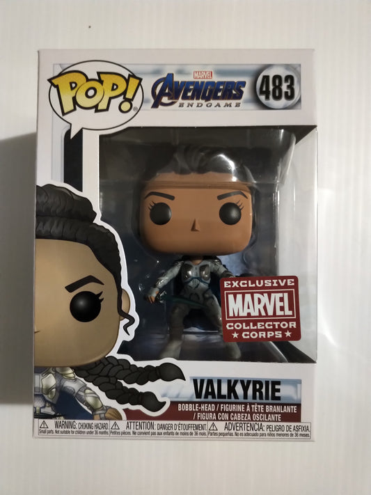 Valkyrie Funko Pop #483 Exclusive Marvel Collector Corps Avengers Endgame Marvel