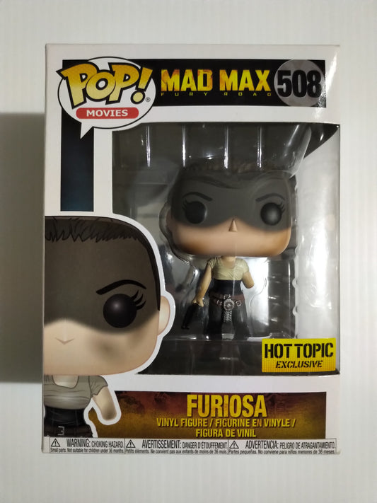 Furiosa Funko Pop #508 Hot Topic Exclusive Mad Max Fury Road