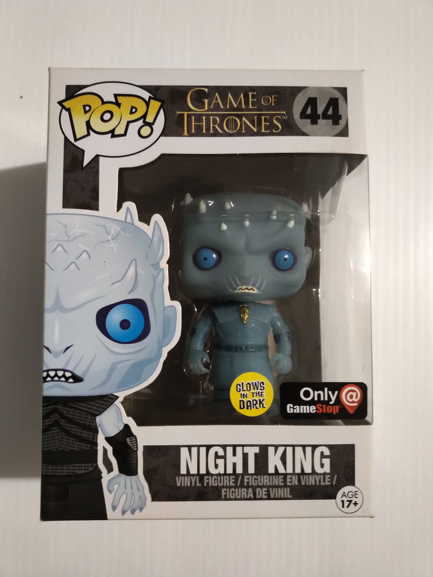 Night King Funko Pop #44 Glow in the Dark Game Stop Exclusive Game of Thrones